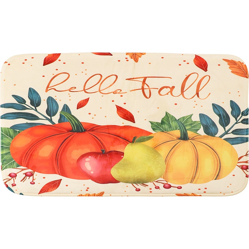 Hello Autumn Memory Foam Bath Set, 16-Piece