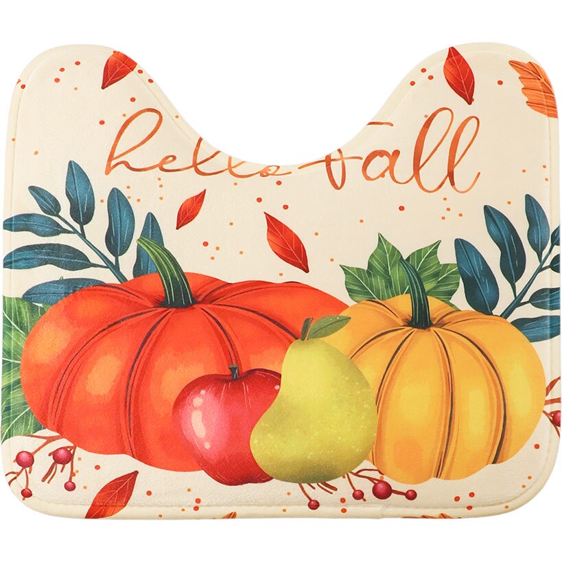 Hello Autumn Memory Foam Bath Set, 16-Piece