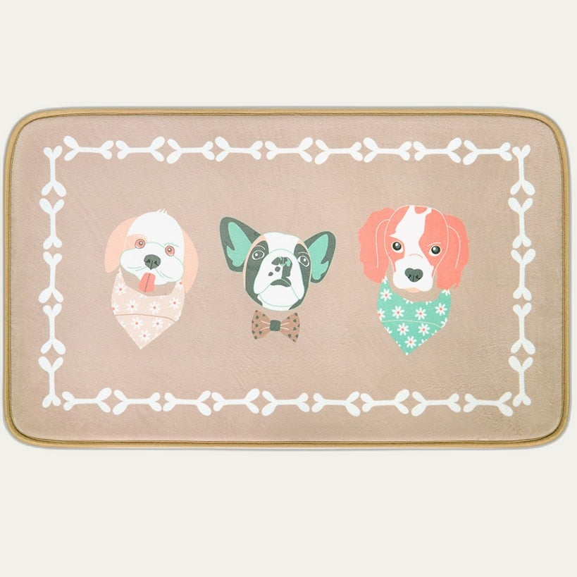 I Woof You Memory Foam Bath Mat