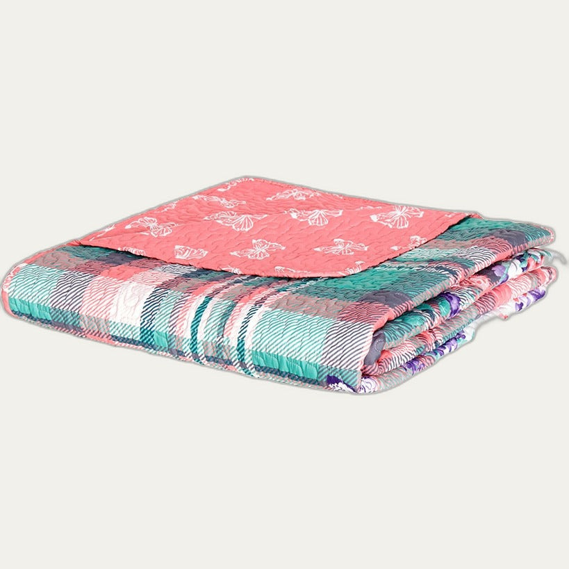 Spring Truck Reversible Quilt, Full/Queen or King