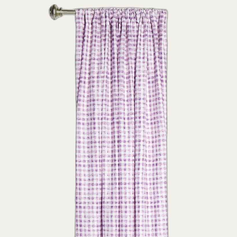 Spring Gnome Plaid Window Panel