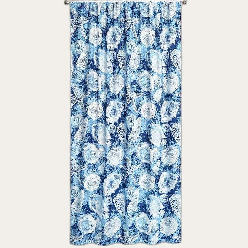 Niko Coastal Window Curtain Panel, 63" or 84" Long