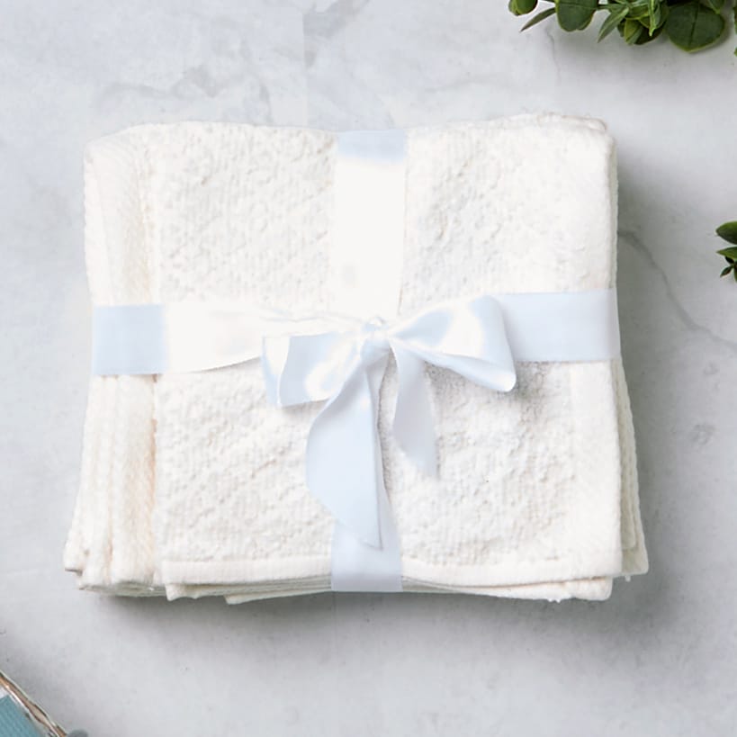 Soft Cotton Washcloth Set, 6-Piece