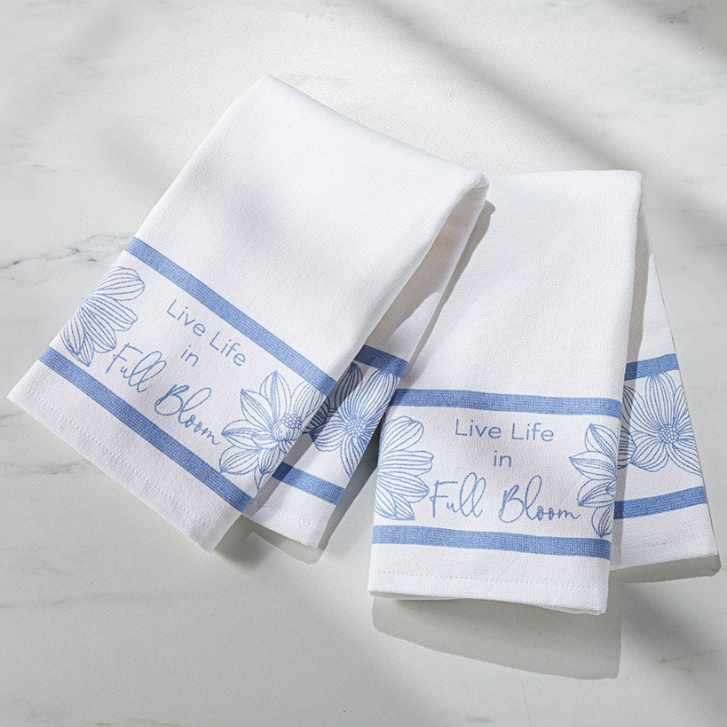 Blue Bloom Bath Collection