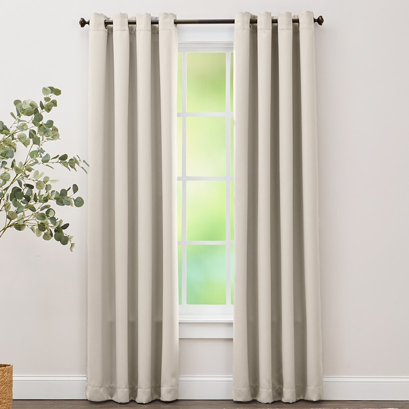 Room-Darkening Window Panel, 52"W x 63"L or 52"W x 84"L