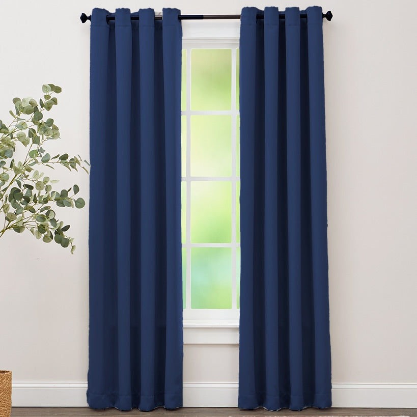 Room-Darkening Window Panel, 52"W x 63"L or 52"W x 84"L