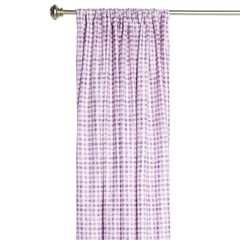 Spring Gnome Plaid Window Panel