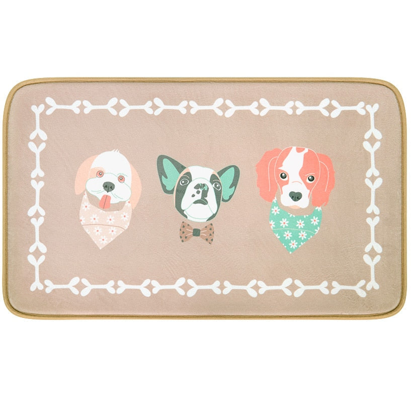 I Woof You Memory Foam Bath Mat