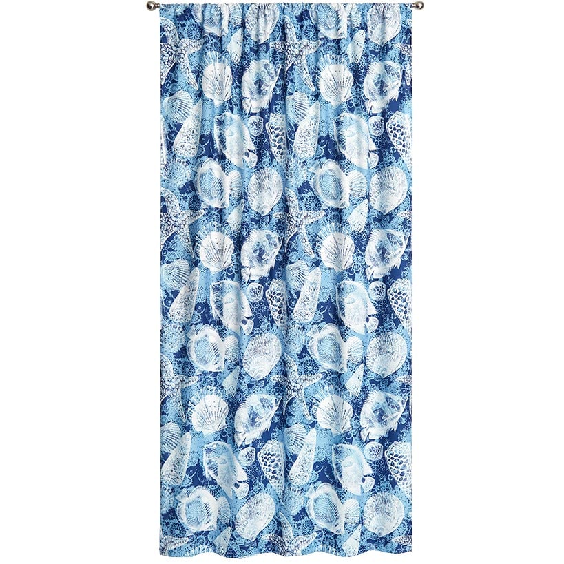 Niko Coastal Window Curtain Panel, 63" or 84" Long
