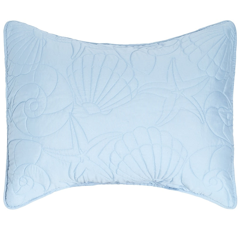 Coastal Shell Quilted Bedspread Set