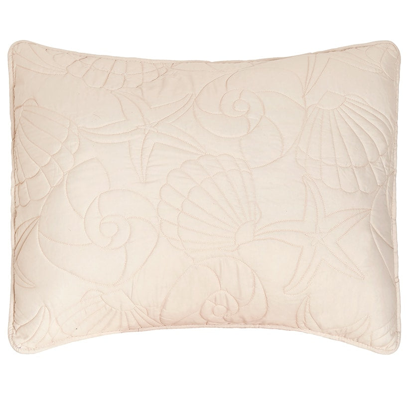 Coastal Shell Quilted Bedspread Set